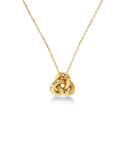 Edblad Infinity Knot Necklace S Gold evighetsknut i guldplätering