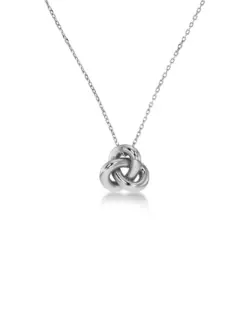 Edblad Infinity Knot Necklace S Steel evighetsknut i stål
