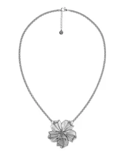 Edblad Jasmine Necklace L Steel – rostfritt stål halsband med jasminblomma