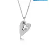 Edblad Heart to Heart Necklace Steel två hjärtan i stål