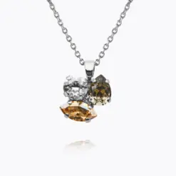 Ana Necklace Black Golden Combo