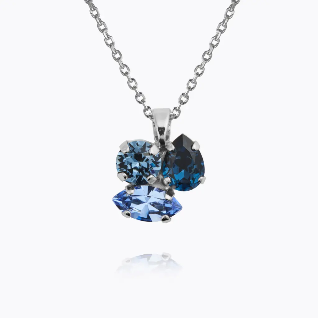 Ana Necklace Denim Blue Combo