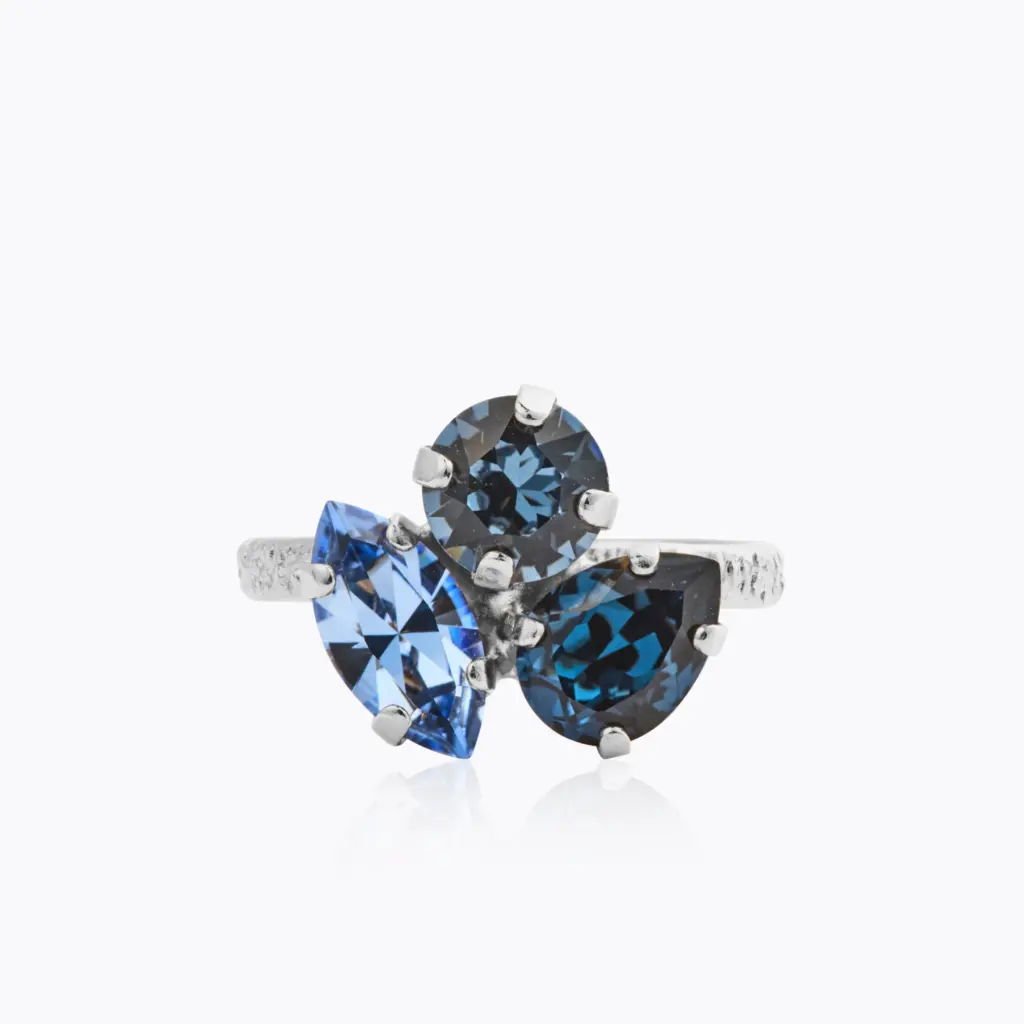 Ana Ring Denim Blue Combo