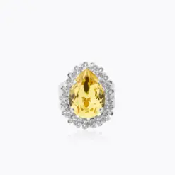 Classic Gemma Ring Dark Jonquil