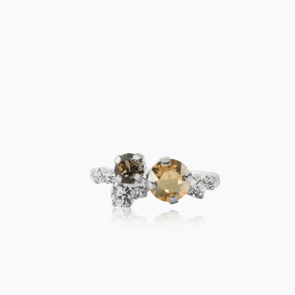 Stardust Ring Black Golden Combo