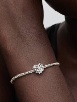 Glittrande hjärtformad berlock