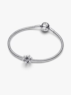 Pandora berlock snöflinga zirkonior silver detalj