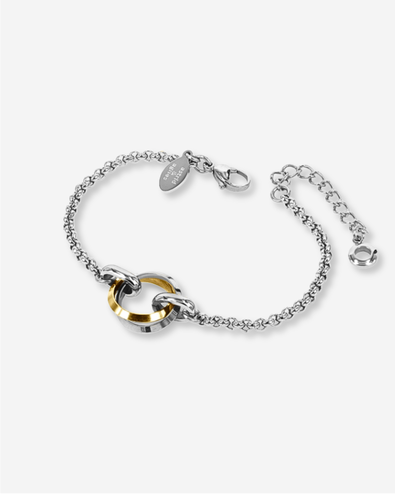 CAROLIN Armband Silver/Guld