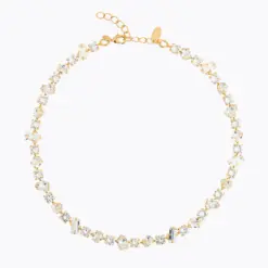 Noelle Statement Necklace Crystal