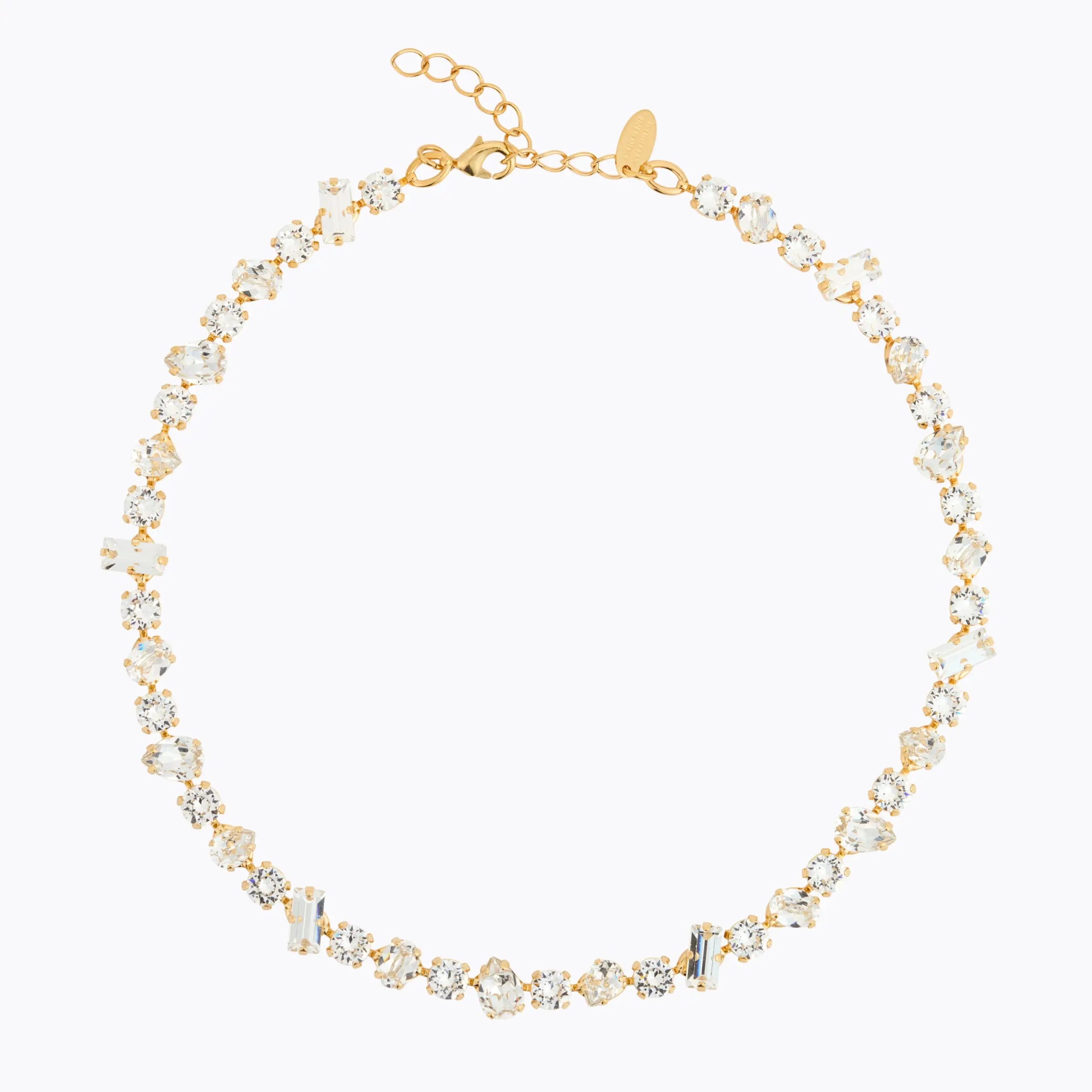 Noelle Statement Necklace Crystal