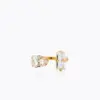 Noelle Ring Crystal – elegant ring med klar kristall och guldfinish