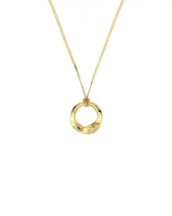 Edblad Helix Necklace S Gold – nätt halskedja i guldpläterad metall med elegant design