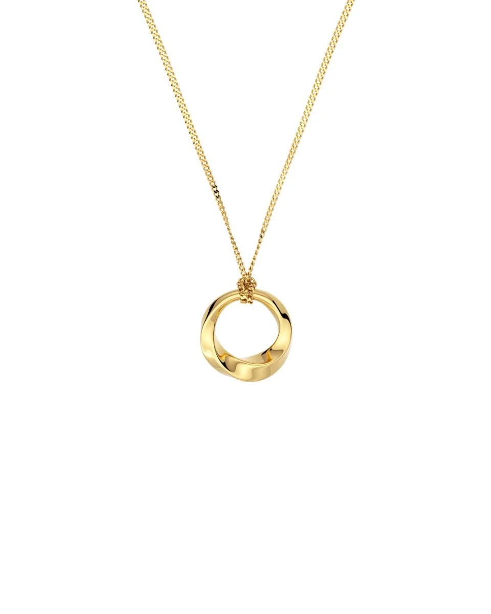 Edblad Helix Necklace S Gold – nätt halskedja i guldpläterad metall med elegant design