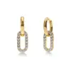 Edblad Inez Earrings Gold guldfärgat rostfritt stål med cubic zirkonia