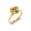 Edblad Infinity Knot Ring S Gold – närbild knutdesign