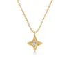 Edblad Stellar Necklace Gold guldpläterat stjärnhalsband med sten