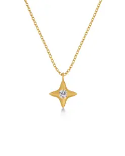 Edblad Stellar Necklace Gold guldpläterat stjärnhalsband med sten