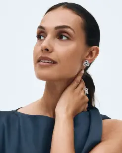 Profilvy Edblad Infinity Knot Sparkle Ring L Steel glittrande ring