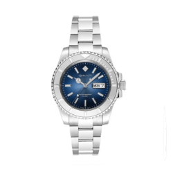 GANT Watertown Blå – elegant armbandsur i stål med blå urtavla och stållänk