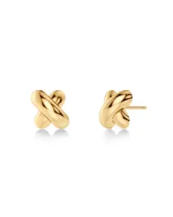 Edblad Alexa Studs S Gold – små guldpläterade studs-örhängen