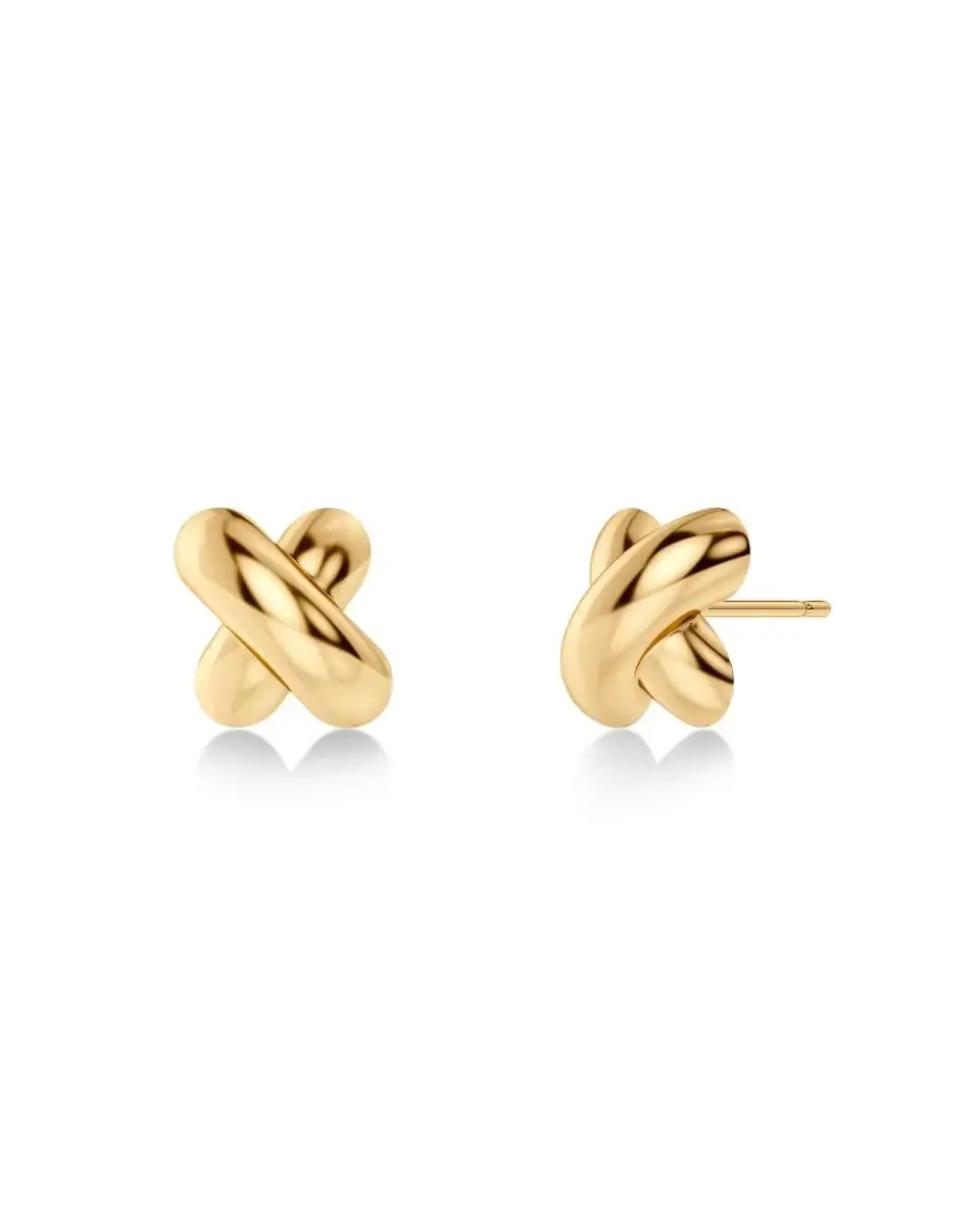 Edblad Alexa Studs S Gold – små guldpläterade studs-örhängen