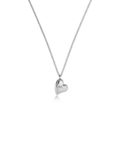 Edblad Amorina Necklace S Steel – kort rostfritt stål halsband med minimalistiskt hänge