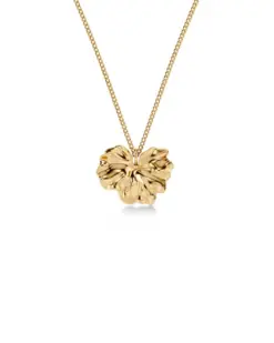 Edblad Gerana Necklace S Gold – elegant guldpläterat halsband med stilrent hänge