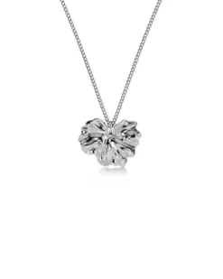 Edblad Gerana Necklace S Steel – elegant kort halsband i rostfritt stål med stilrent hänge