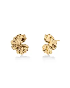 Edblad Gerana Studs S Gold – guldpläterade studs-örhängen