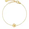 Edblad Lucky Mini Bracelet Gold – guldpläterat armband med flera fyrklöver-motiv