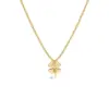 Edblad Lucky Mini Necklace Gold – elegant guldpläterat halsband med fyrklöver-motiv
