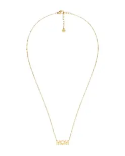 Detaljbild av guldpläterat halsband med minimalistiskt hänge