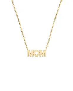 Edblad Mom Necklace Gold – elegant guldpläterat halsband med “Mom”-text