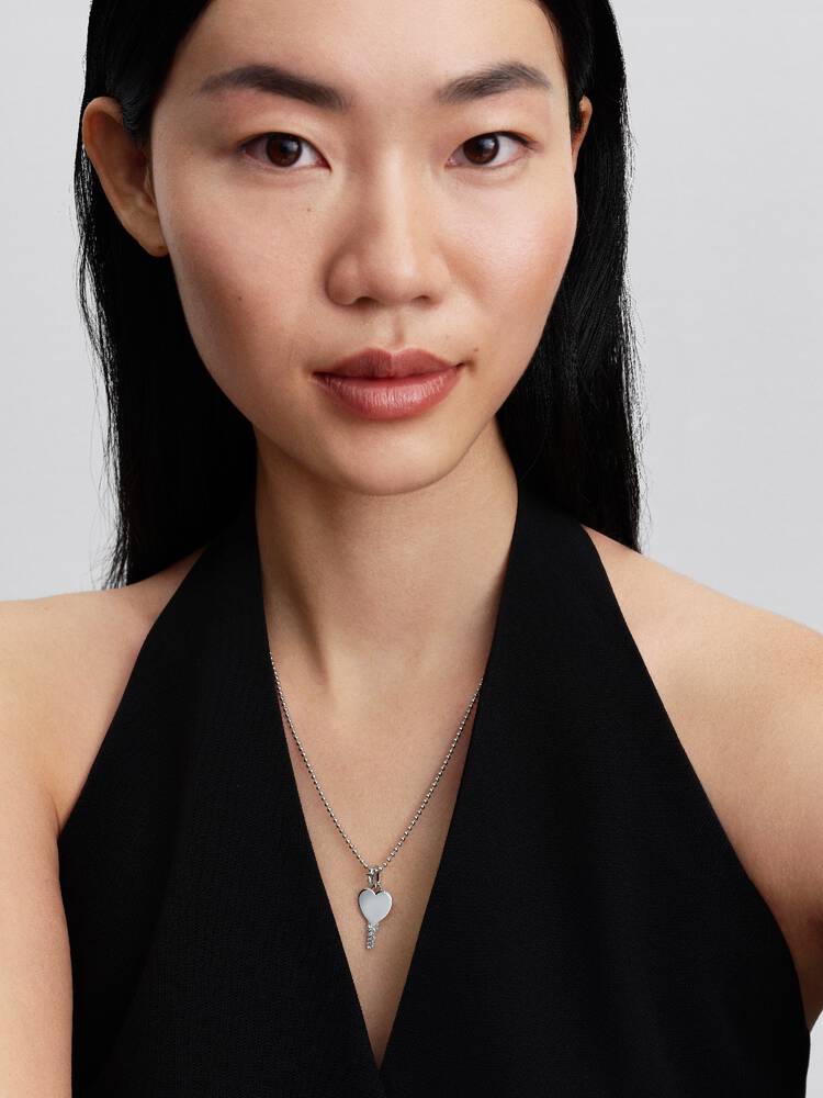 Pandora Moments graverbart hjärtberlock – charm med gravyryta