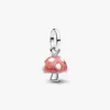 Pandora Glow-in-the-Dark Mushroom Dangle Charm – charm med lysande svamp