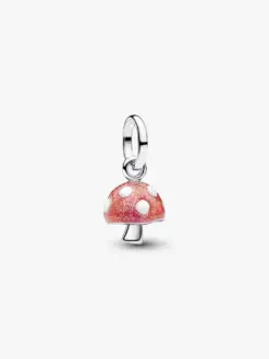 Pandora Glow-in-the-Dark Mushroom Dangle Charm – charm med lysande svamp