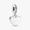 Pandora Engravable Heart-Tag Dangle Charm – charm med graverbar hjärt-tag