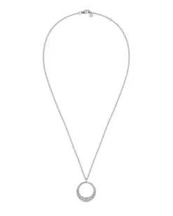 Edblad Monarch halsband silver närbild på hänge med stenar