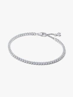 Pandora Gnistrande Tennisarmband 593927C01 – sterlingsilver med kubisk zirkonia