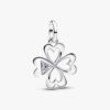 Pandora Medaljongberlock med Fyrklöver 793034C01 – sterlingsilver med kubisk zirkonia