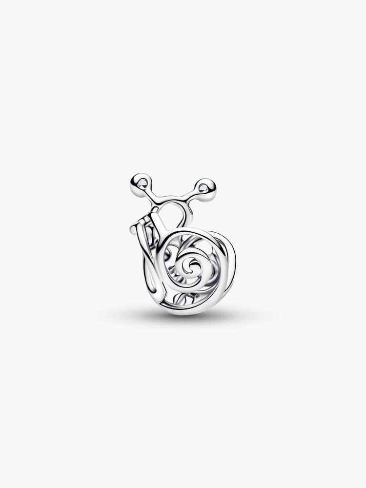 Pandora snigelberlock 794557C01 i vinkel – openwork sterlingsilver