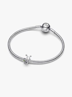 Pandora snigelberlock genombruten design på Moments-armband – naturinspirerad styling