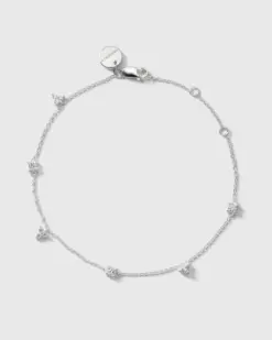 Syster P Celestia Bracelet Silver – handgjort silverarmband med kubiska zirkoner