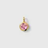 Syster P Beloved Birthstone October Gold – berlock med rosa turmalin i 18K guld