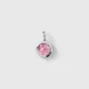 Syster P Beloved Birthstone October Silver – berlock med rosa turmalin i 925 silver