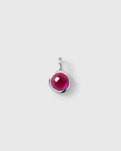 Syster P Beloved Birthstone July Silver – berlock med rubin i 925 silver