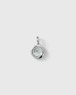 Syster P Beloved Birthstone April Silver – berlock med vit topas i 925 silver