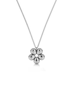 Daisy Necklace M Silver från Edblad halsband med blomdesign i silver