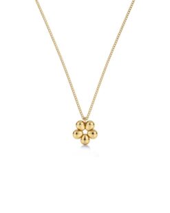Daisy Necklace S Gold från Edblad halsband med blomdesign i guld