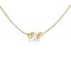 Margot Necklace Gold från Edblad halsband i 14K guldplätering med mjuk form
